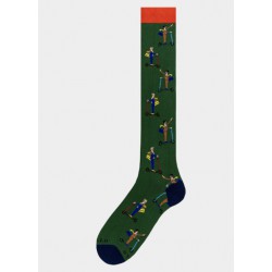 Socks men made in italy e-scooper green