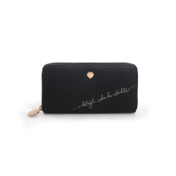 Wallet Le Pandorine zip around Dettagli black