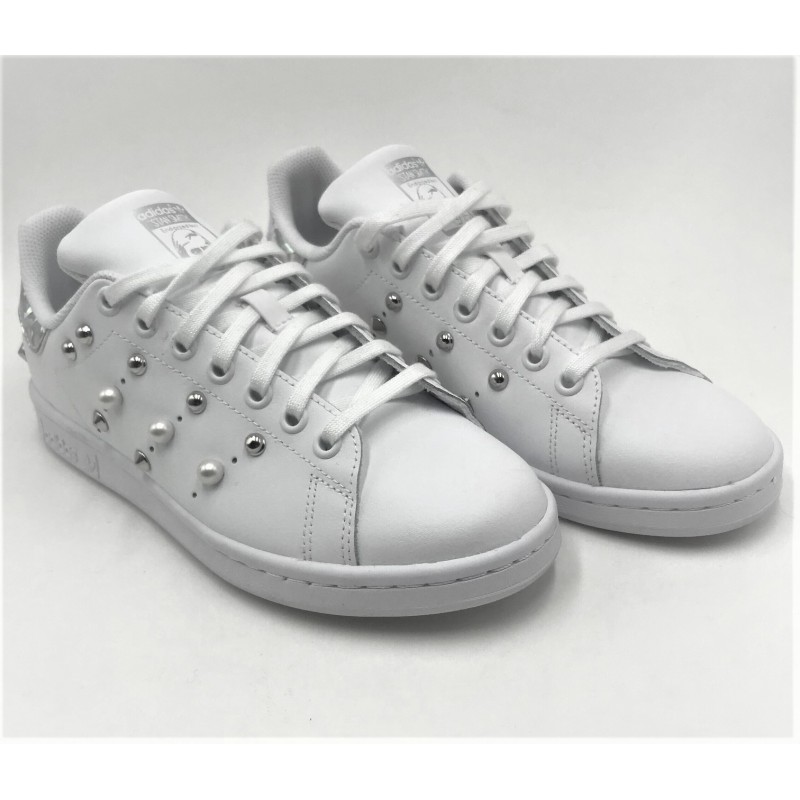 Sneaker Stan Smith custom bianco da giovanni prezzo/novità