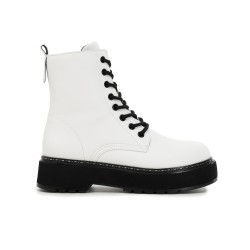 Woman Shoes Cafenoir mid boots white