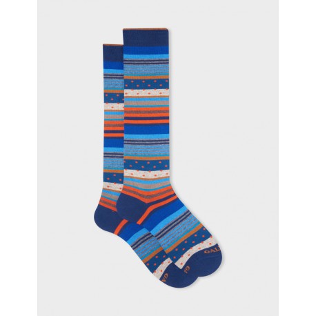 Socks men made in italy multicolor dark grey