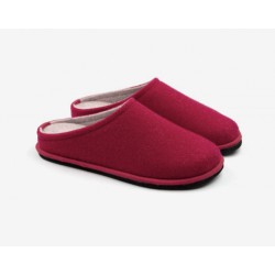 Boiled wool slippers woman pink