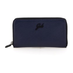 Woman's dark blue Wallet Gabs zip around Leather