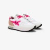 Woman's white and pink shoes Sun68 pois