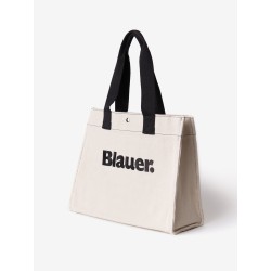 white Shopper bag malibou Blauer