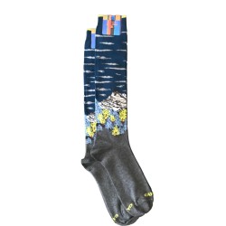 Socks men made in italy grey multicolor