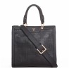 Woman's black shopping bag francomina