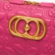 pink leather touchy one handle bag La Carrie