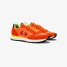 Men's orange Sneakers Tom solid nylon