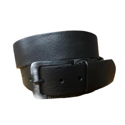Man's belt black leather